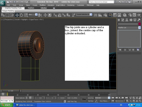 Creation of Robbie the Robot: Step 2